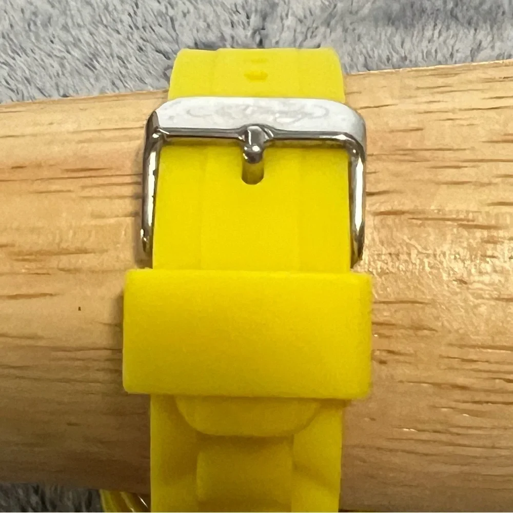 Rare Ed Hardy Love Kills Slowly Drunken Pirate Saloon Yellow Strap Watch